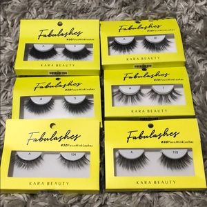 6 Styles of 3D Faux Mink False Lashes